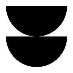 Poster - abstract futuristic trendy geometric in black shape design. creative contemporary for design element