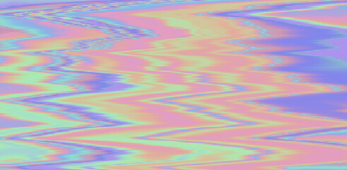 Aufkleber - Glitched and distorted background with pixel sorting effect.