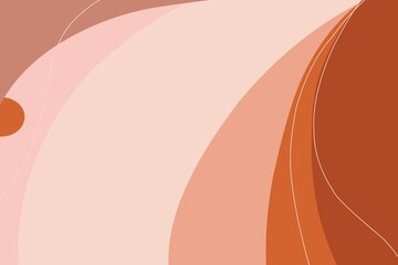Poster - Abstract creative background of illustrations in minimal trendy style
