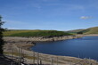 the top lake at elan valley during the 2022 drought in the uk