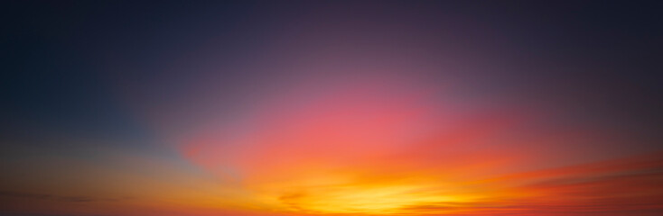 Wall Mural - Colorful sky at sunset time 