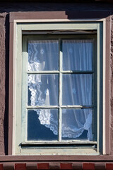 old window in the old house