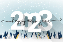 2023 - Happy New Year 2023 Background	