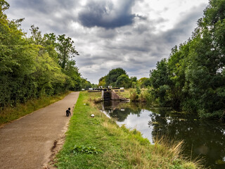 Poster - river in the countryside