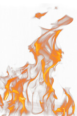 tranparent png of dramatic fire flames.
