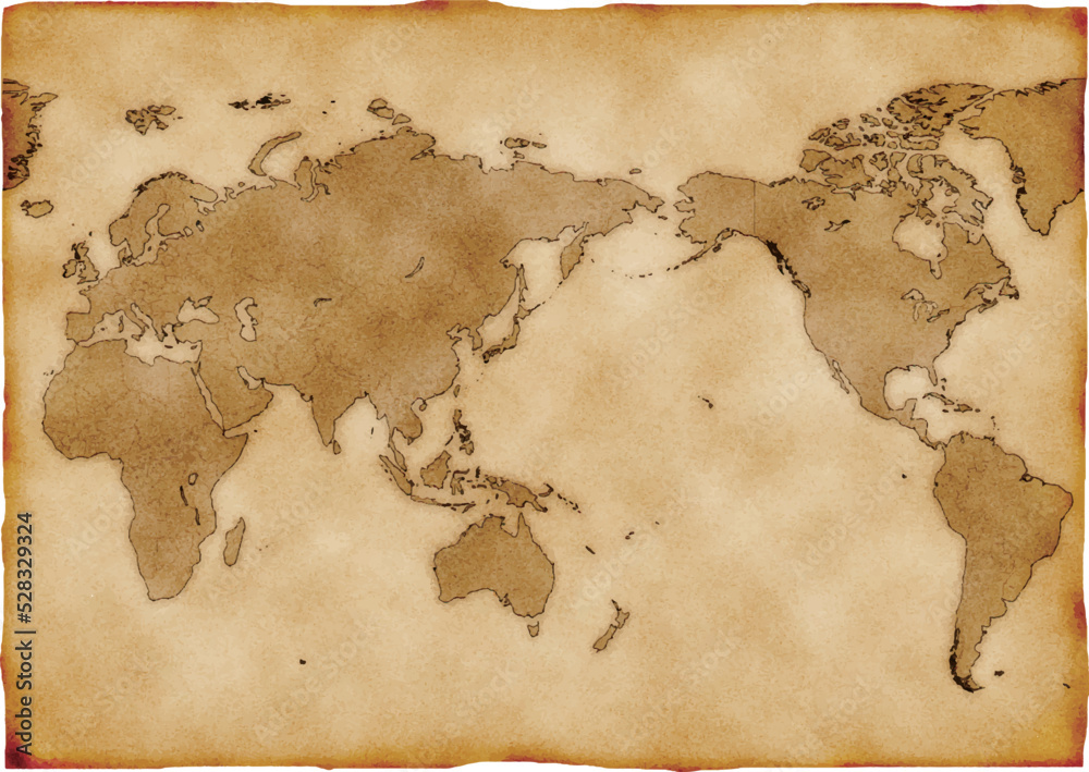 世界地図(古地図) Stock Vector | Adobe Stock 世界地図(古地図) Stock Vector | Adobe Stock