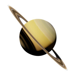 Wall Mural - planet saturn, isolated