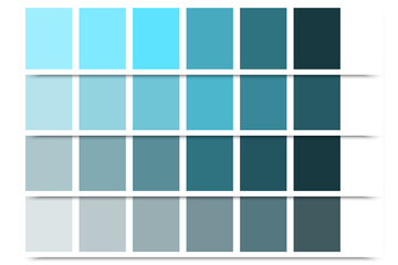 Poster - turquoise palette. Gradient color. Motion design. Vector illustration. Stock image.