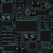 © vectorfusionart - Close up of circuit board