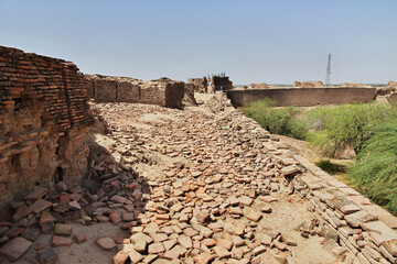 Canvas Print - Derawar fort in Ahmadpur East Tehsil, Punjab province, Pakistan