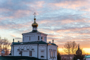 St. Nicholas monastery. Verhoturye city, Sverdlovsk region, Russia.