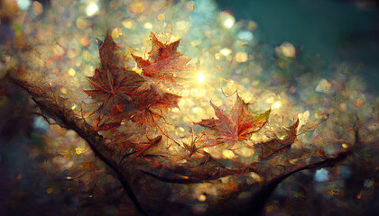 Wall Mural - Vibrant fall foliage