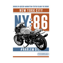 Motorcycle Illustration And Typography Vector For T Shirt Design