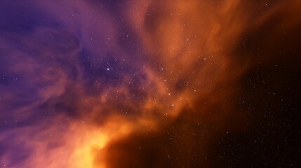 Wall Mural - cosmos is a nebula of gas, stars planets and galaxies. expansion of the universe 3d render