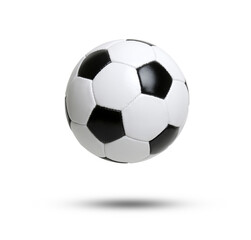 Wall Mural - Soccer ball isolated on a white background