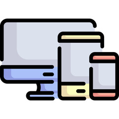 responsive line color icon