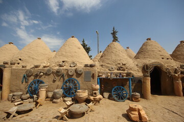 beehive houses in urfa province of Turkey