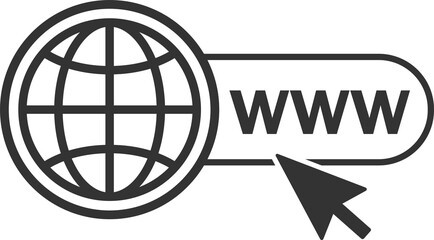 Wall Mural - website icon. www icon