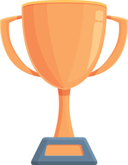 Poster - Esport gold cup icon cartoon vector. Sport gamer. Online competition