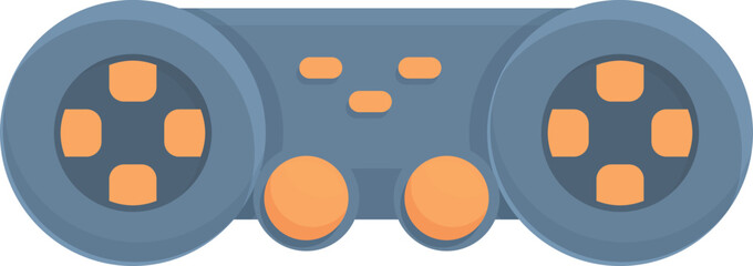 Poster - Team joystick icon cartoon vector. Sport game. Gamer pc