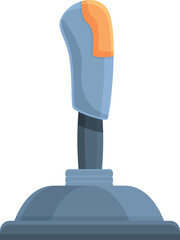 Poster - Fly joystick icon cartoon vector. Sport game. Digital cyber