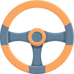 Poster - Gamer steering wheel icon cartoon vector. Esport computer. Cyber digital