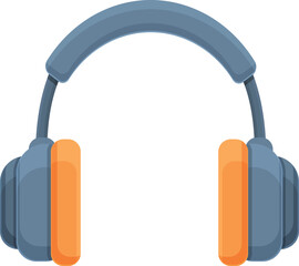 Poster - Esport headset icon cartoon vector. Sport game. Online player
