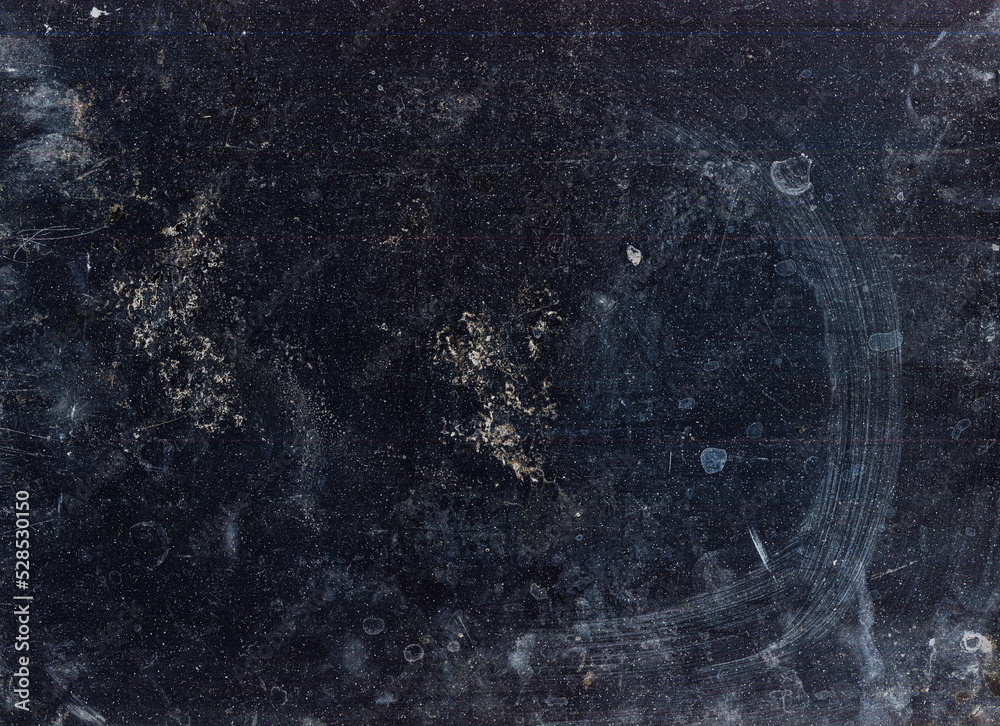 Old worn overlay. Dust scratches texture. Used surface. Blue  display picture 3