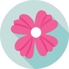 Canvas Print - Flower Vector Icon