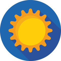 Wall Mural - Sun Vector Icon