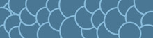 Bubbles Vector Background. Blue Circles Vector Background. Dark Blue Scales Vector. Vector Illustration.
