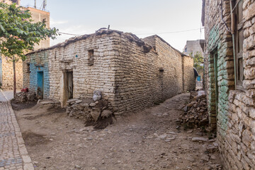 Wall Mural - Stone houses in Mekele, Ethiopia