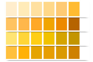 Poster - Modern orange palette. Abstract trendy colorful print. Vector illustration. stock image.