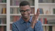 © stockbakers - Happy Young African Man Clapping, Applauding