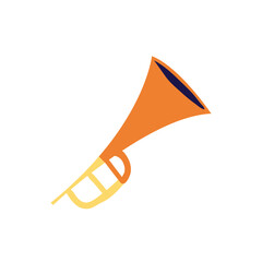 Sticker - trumpet music instrument