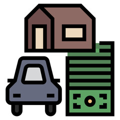 Sticker - debt icon