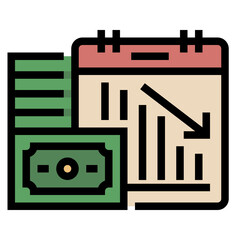 Sticker - deficit icon