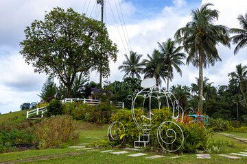 Canvas Print - Beautiful flower garden at Quezon Province, Philippines
