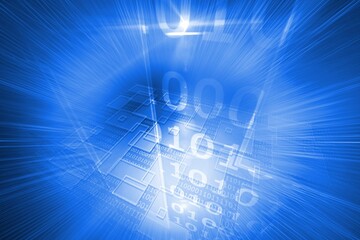 Poster - Futuristic technological background
