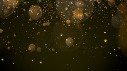 Wall Mural - gold particles luxury elegant award background.