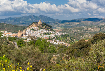 Sticker - Village and castle of Montefrio, Andalusia, Spain