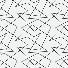 Seamless geometric pattern with broken lines