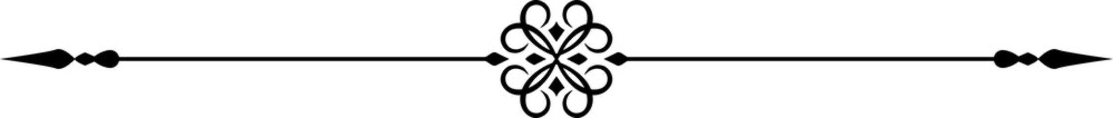 Poster - Chapter divider decoration isolated underline icon
