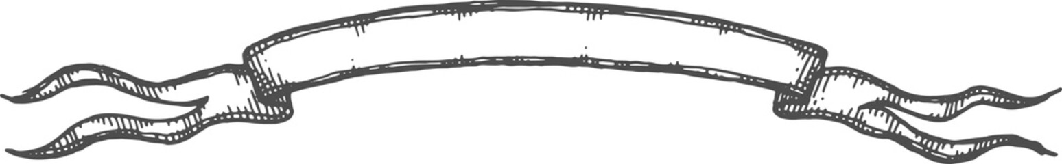 Wall Mural - band ribbon tape isolated vector pennant banner