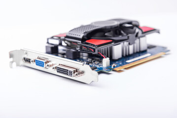 Aufkleber - Computer gaming powerful modern graphic card.