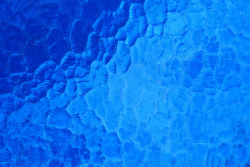 Poster - blue textured glass. background for design