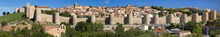 Panorama Of The Walls Of Avila