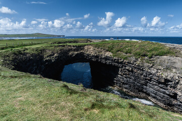 Sticker - Bridges of Ross landscape in County Clare of western Ireland