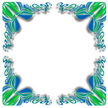 3d ornament,color pattern with shadow,modern ukrainian design,computer graphics,merry christmas!Place for text