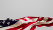 © RocknRoller Studios - Patriot Day Banner with USA Flag, Isolated on White Background with Copy-Space.